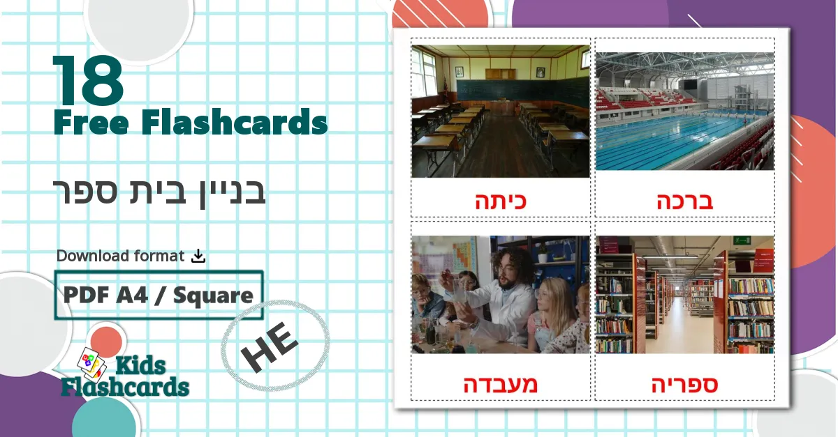 18 בניין בית ספר flashcards