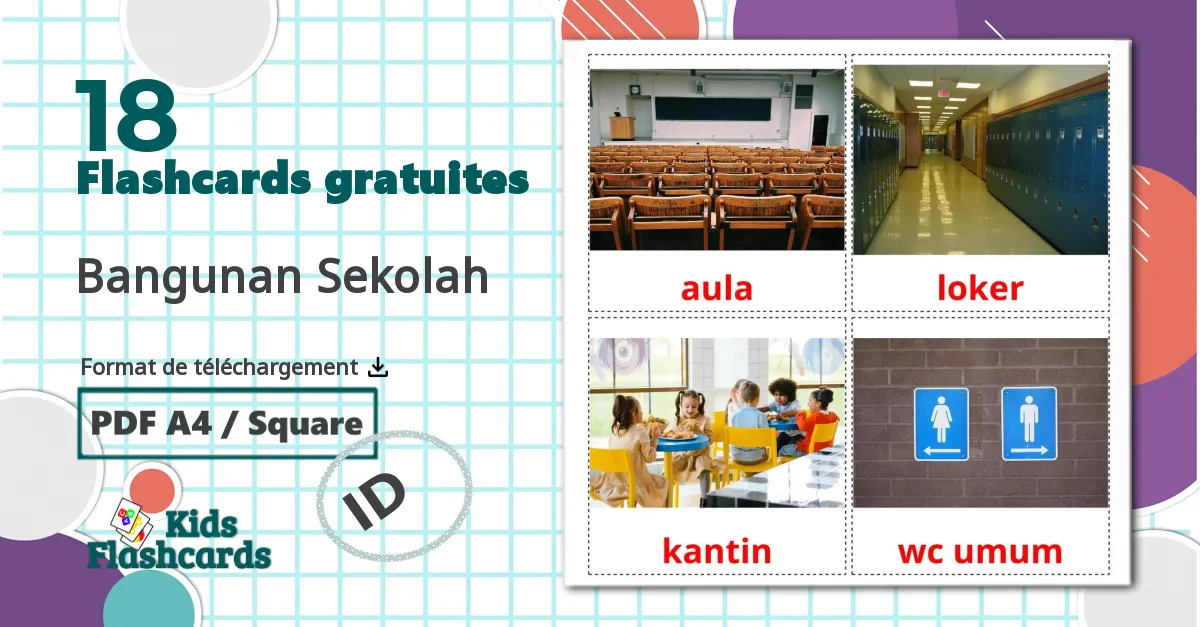 18 Imagiers Bangunan Sekolah