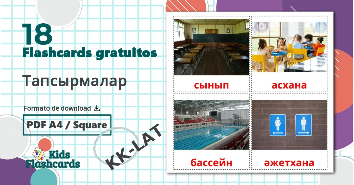 18 Flashcards de Edifício escolar