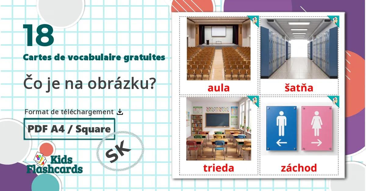18 Imagiers Bâtiment scolaire