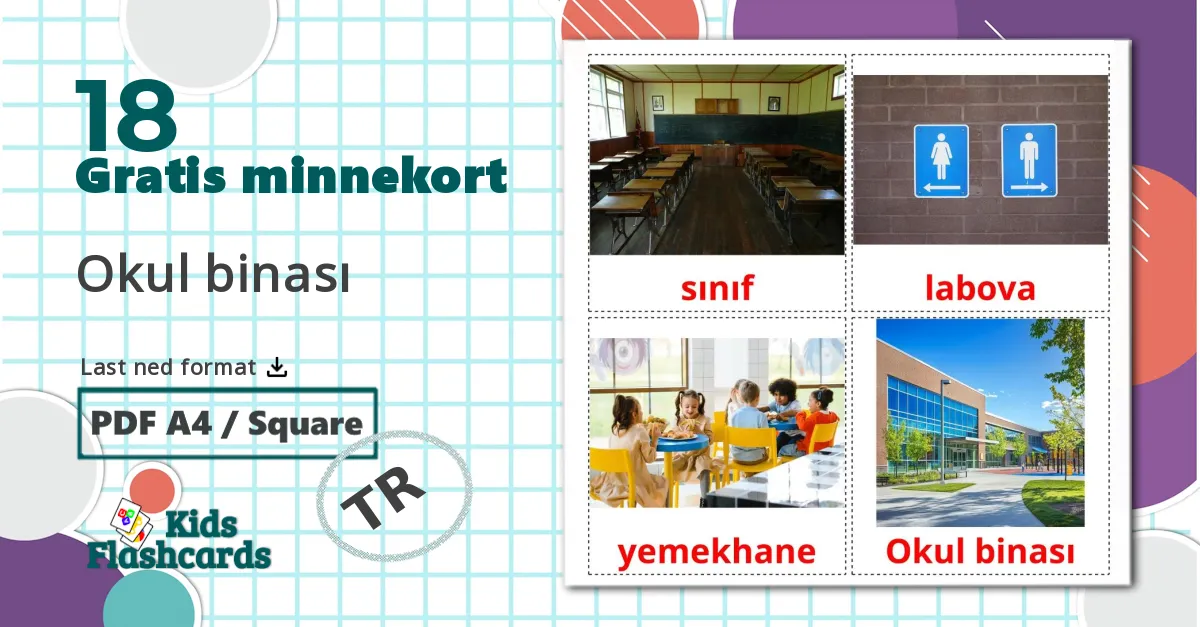 18 Okul binası bildekort