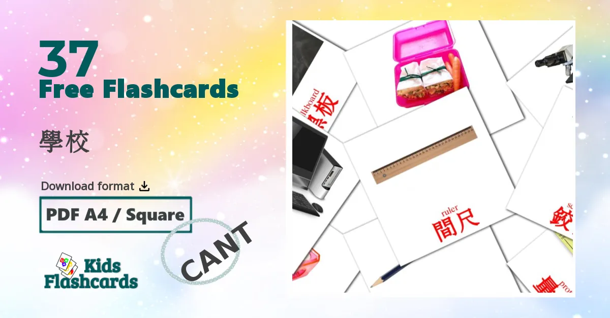 School flashcards