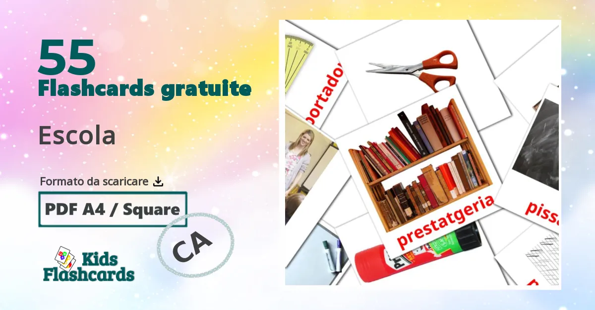 flashcards di Scuola