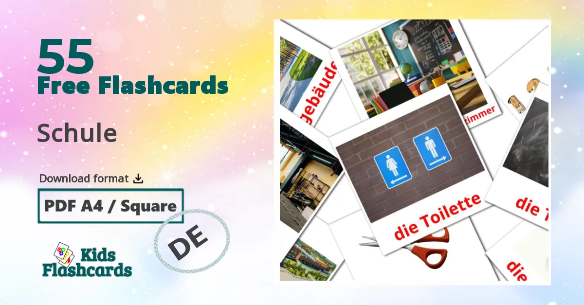 Schule german vocabulary flashcards