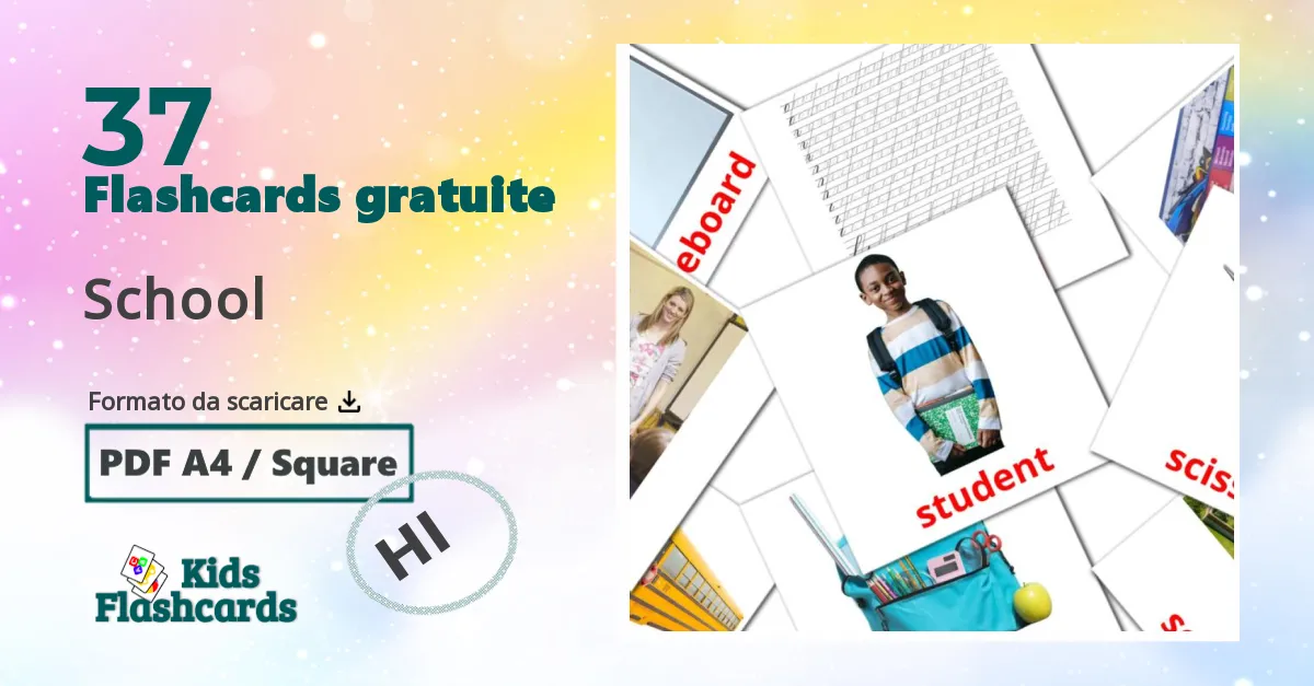 flashcards di Scuola