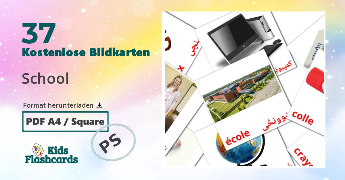 Bildkarten für Animali