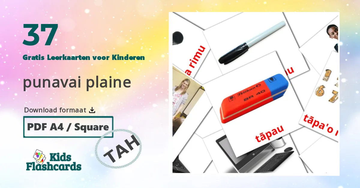 School Leerkaarten voor kinderen
