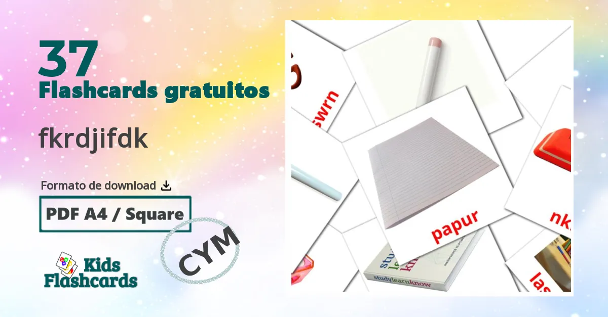 Flashcards de Escola