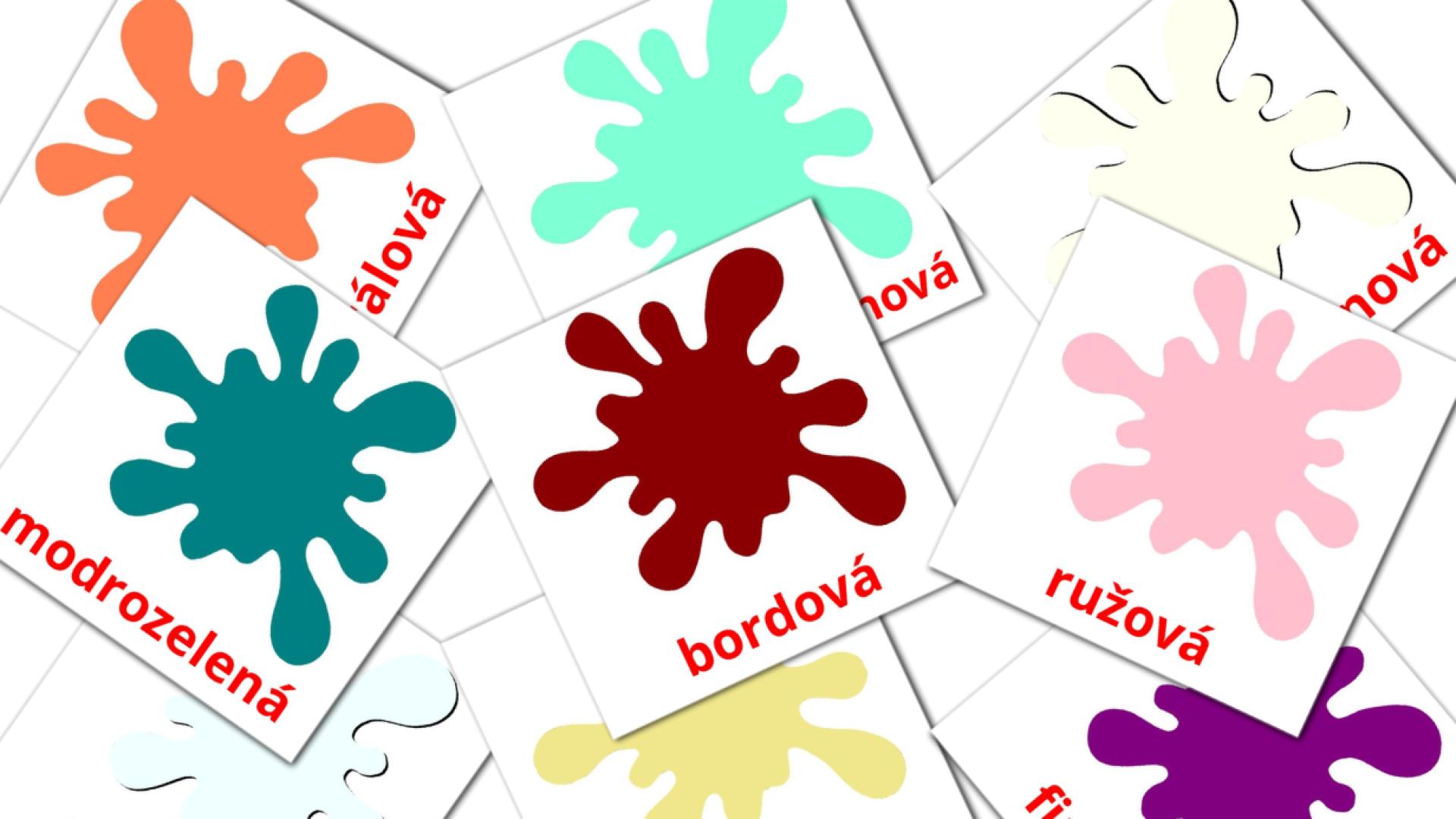 20 Terciálne farby flashcards