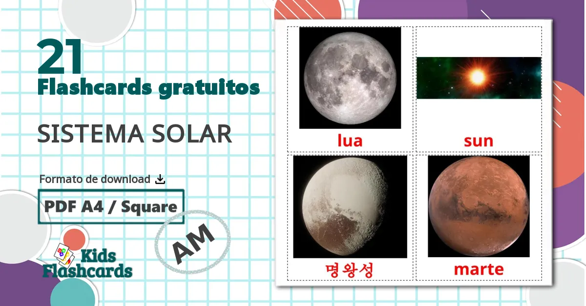 21 Flashcards de Sistema Solar