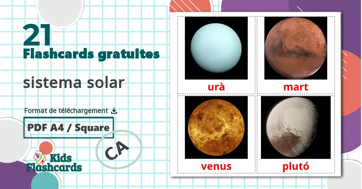 21 Imagiers sistema solar