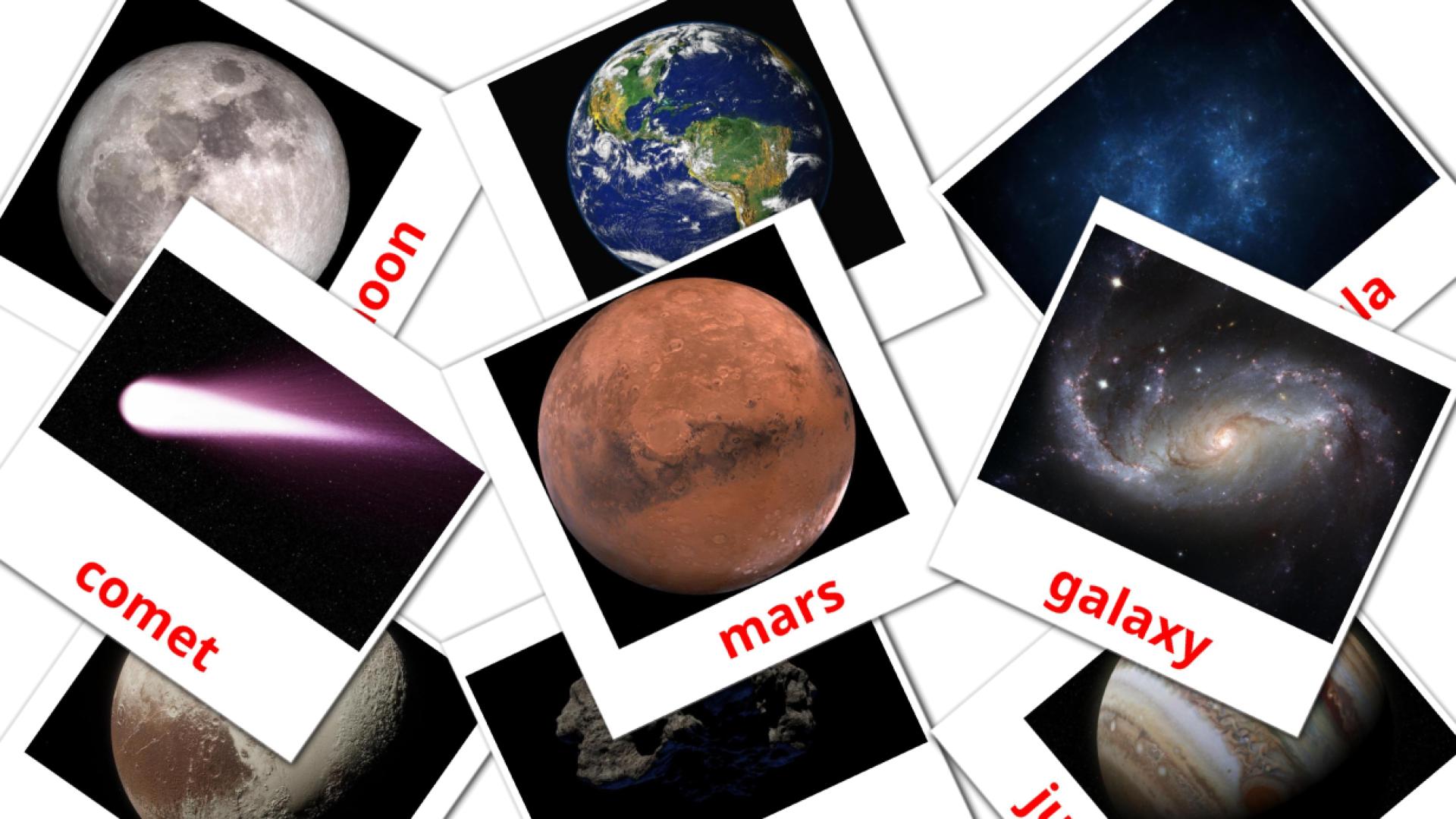 Bildkarten für Solar System