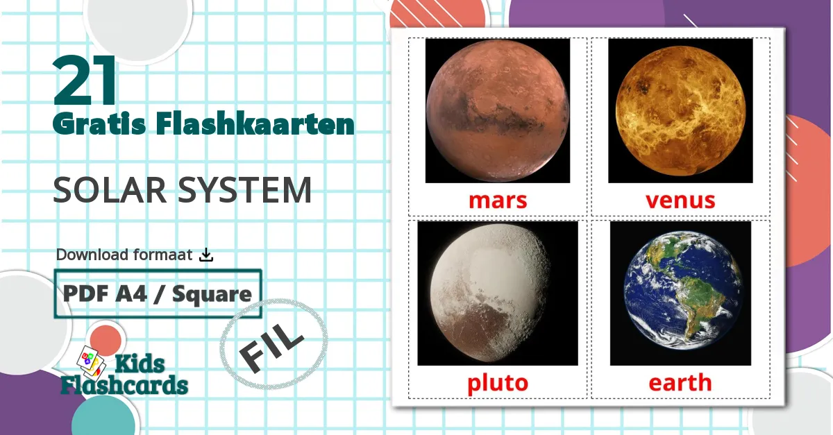 21 Zonnestelsel flashcards