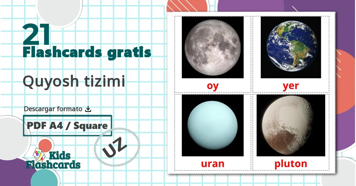 21 Flashcards de Sistema solar