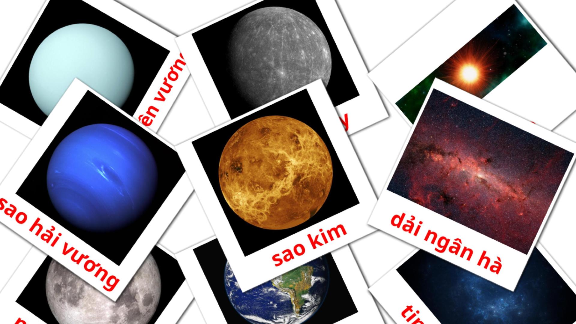 21 Hệ Mặt Trời flashcards