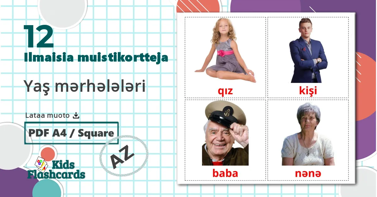 12 Yaş mərhələləri lasten kuvakortit