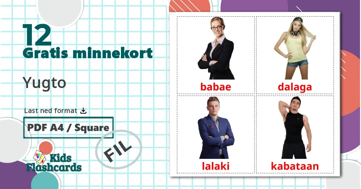 12 Yugto bildekort