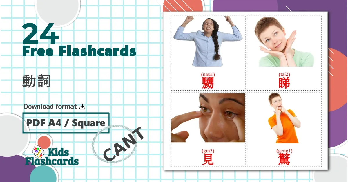 24 動詞 flashcards