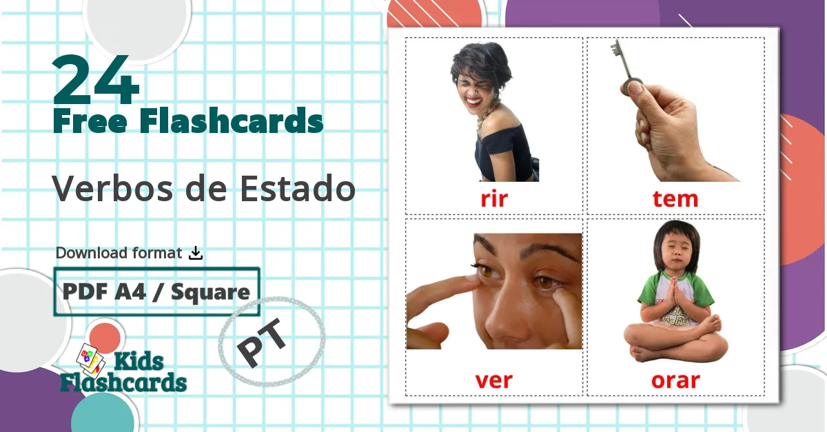 24 Verbos de Estado flashcards