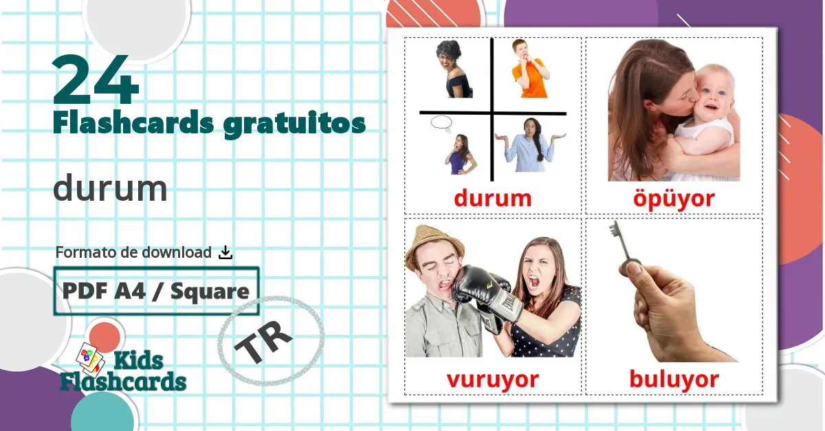 24 Flashcards de durum