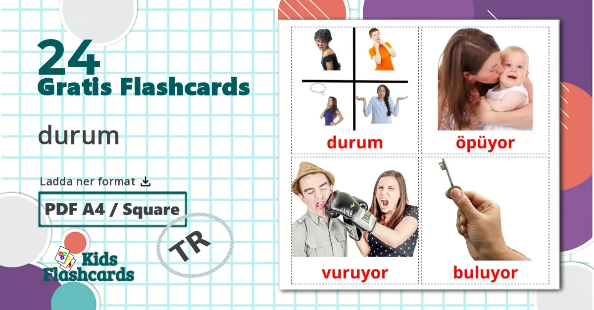 24 Flashcards de durum