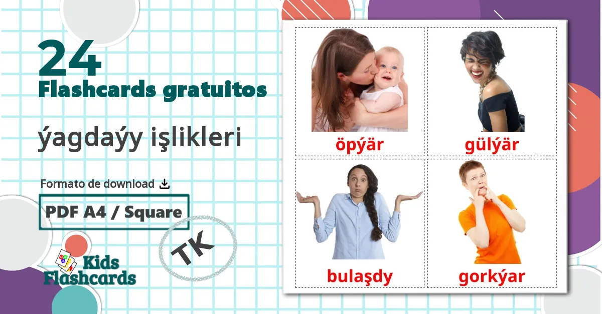 24 Flashcards de Verbos de Estado