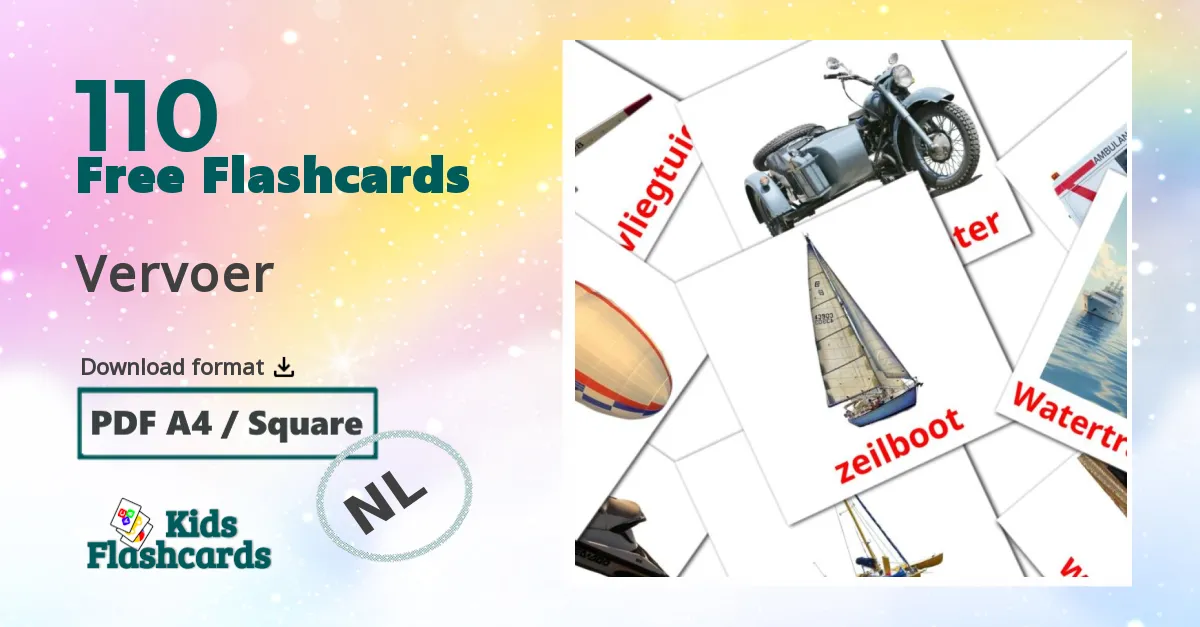 Vervoer dutch vocabulary flashcards