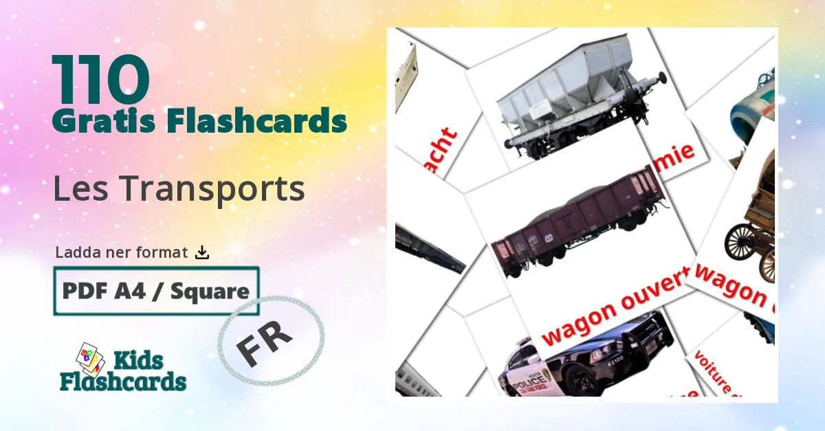 Les Transports franska ordkort