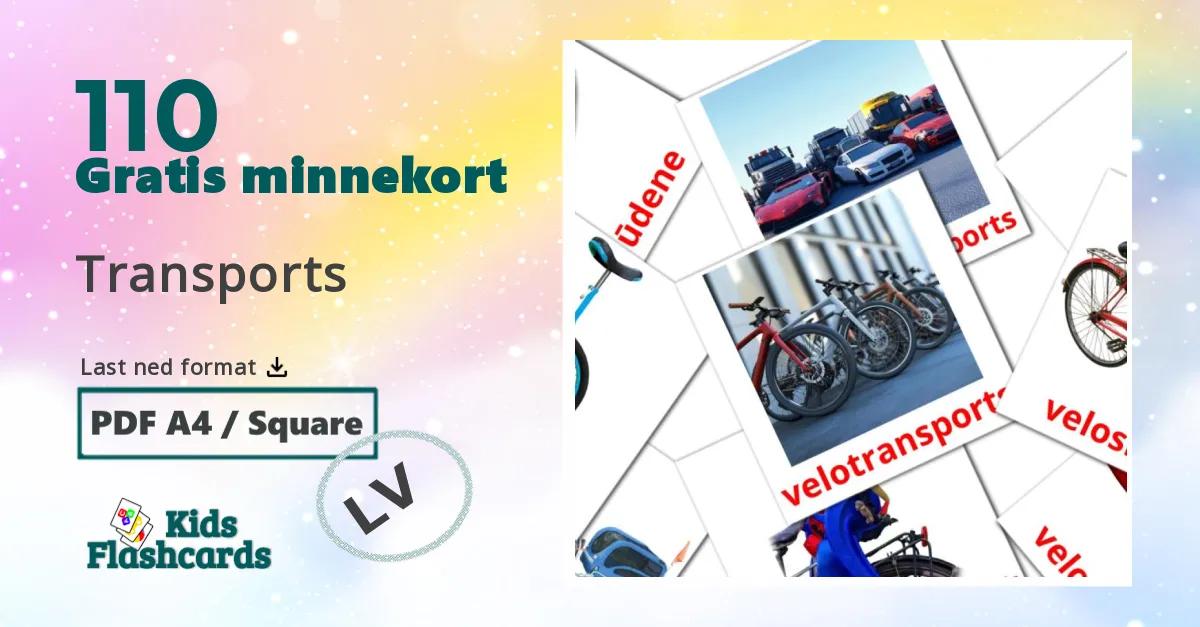 110 Transports bildekort