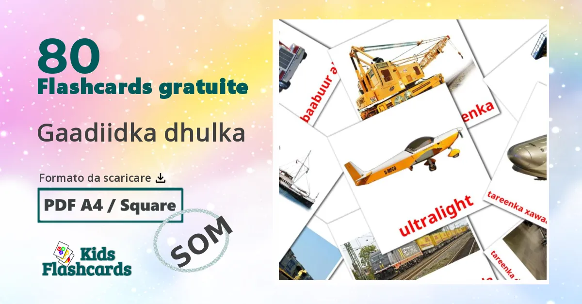 flashcards di Trasporto
