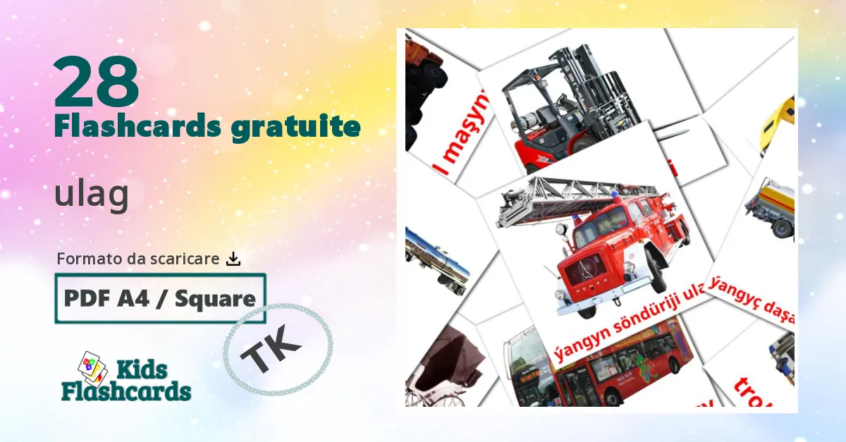 flashcards di Trasporto