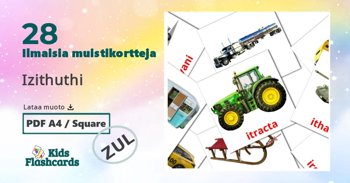 Verbit lasten kuvakortit
