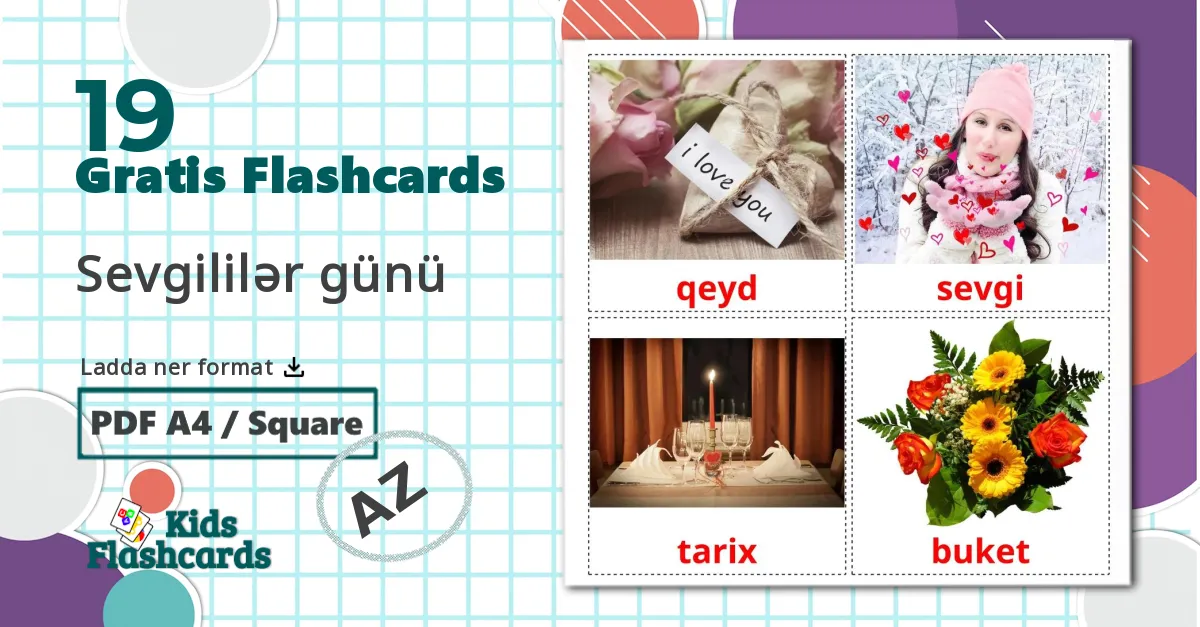19 Alla hjärtans dag bildkort för barn