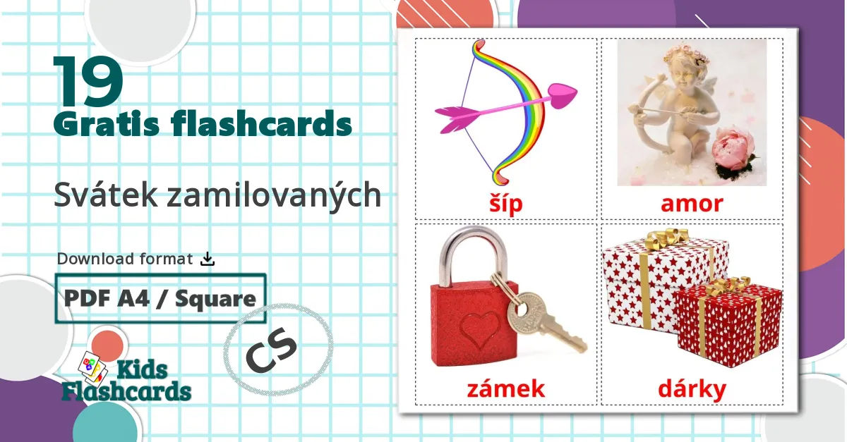 19 Svátek zamilovaných billedkort for børn
