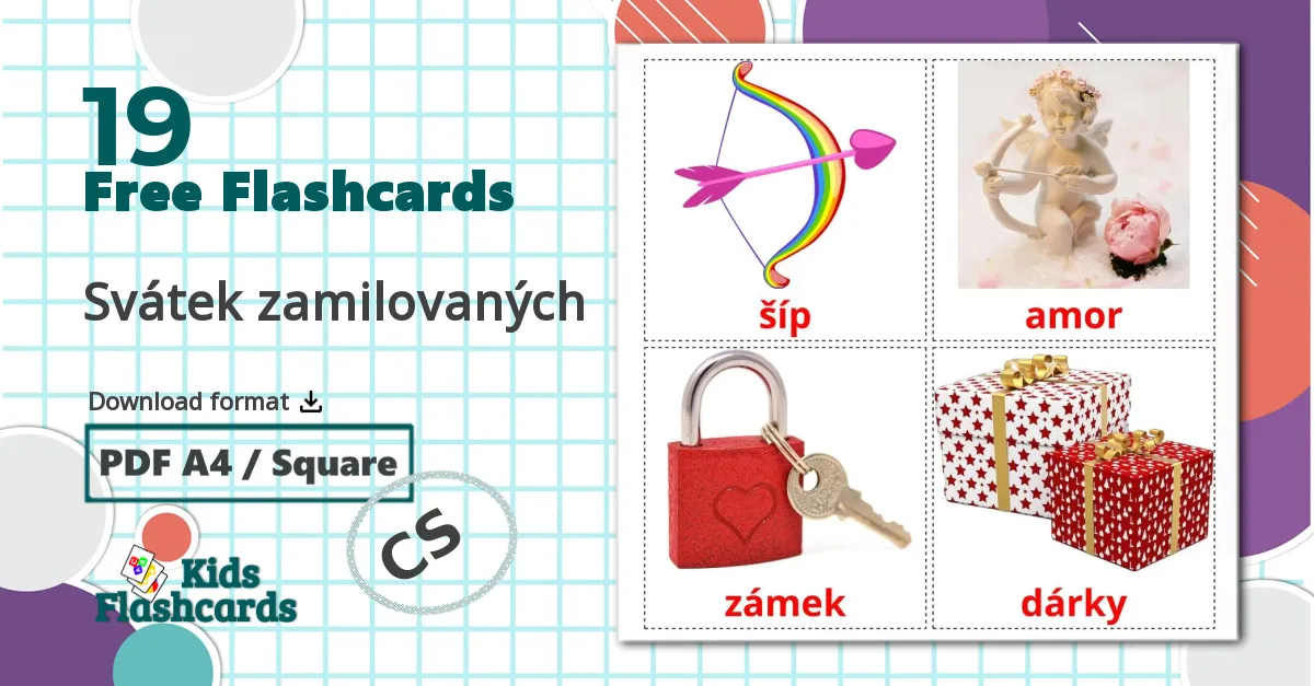 19 Svátek zamilovaných flashcards