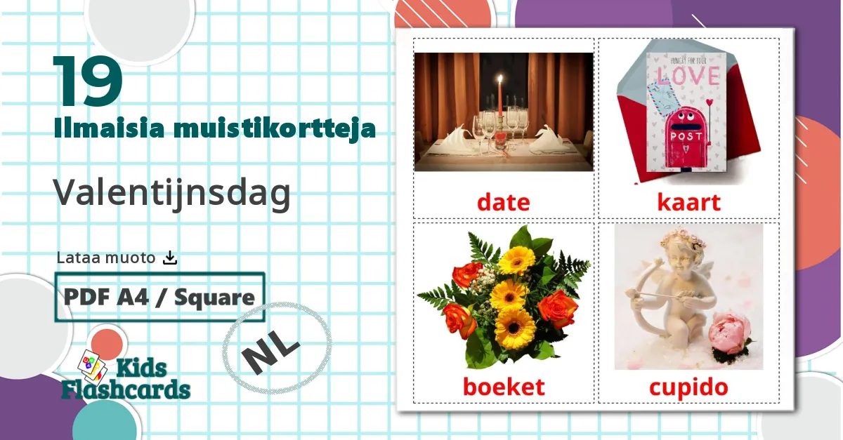 19 Valentijnsdag lasten kuvakortit