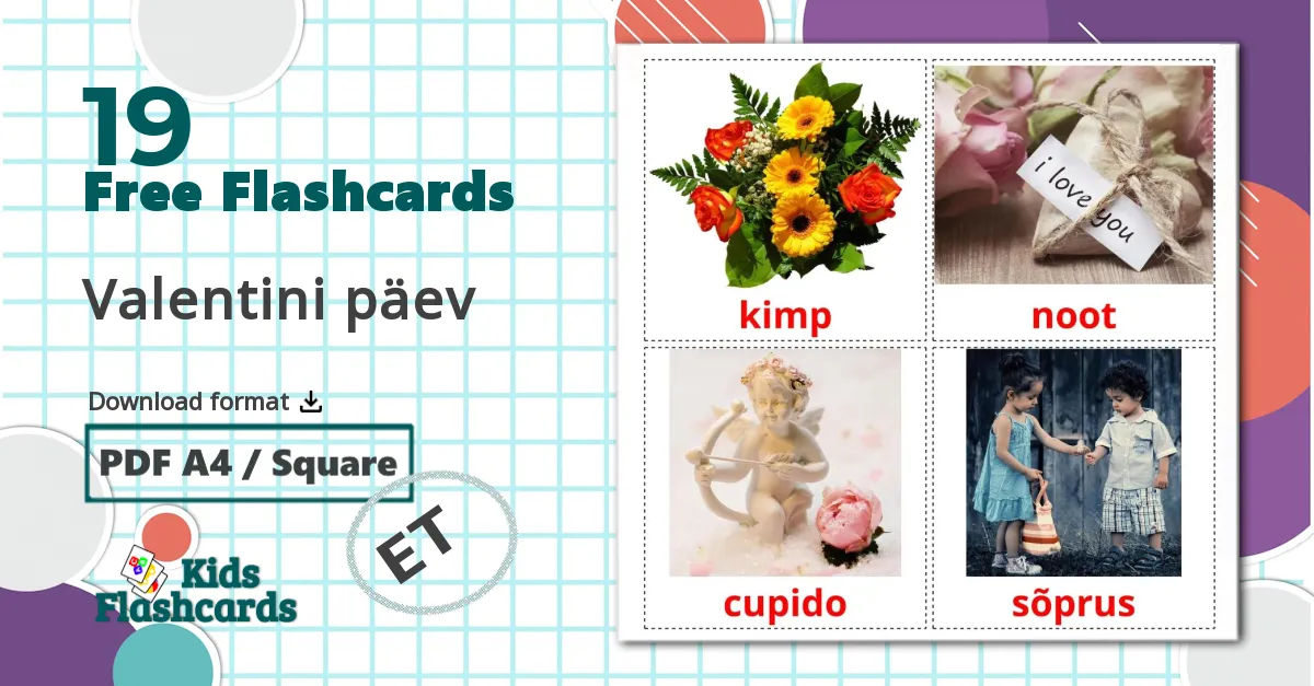 19 Valentini päev flashcards