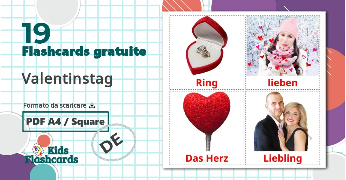 19 flashcards di Valentinstag