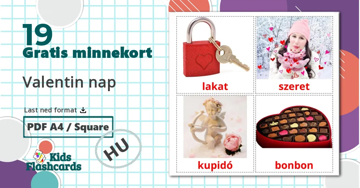 19 Valentin nap bildekort
