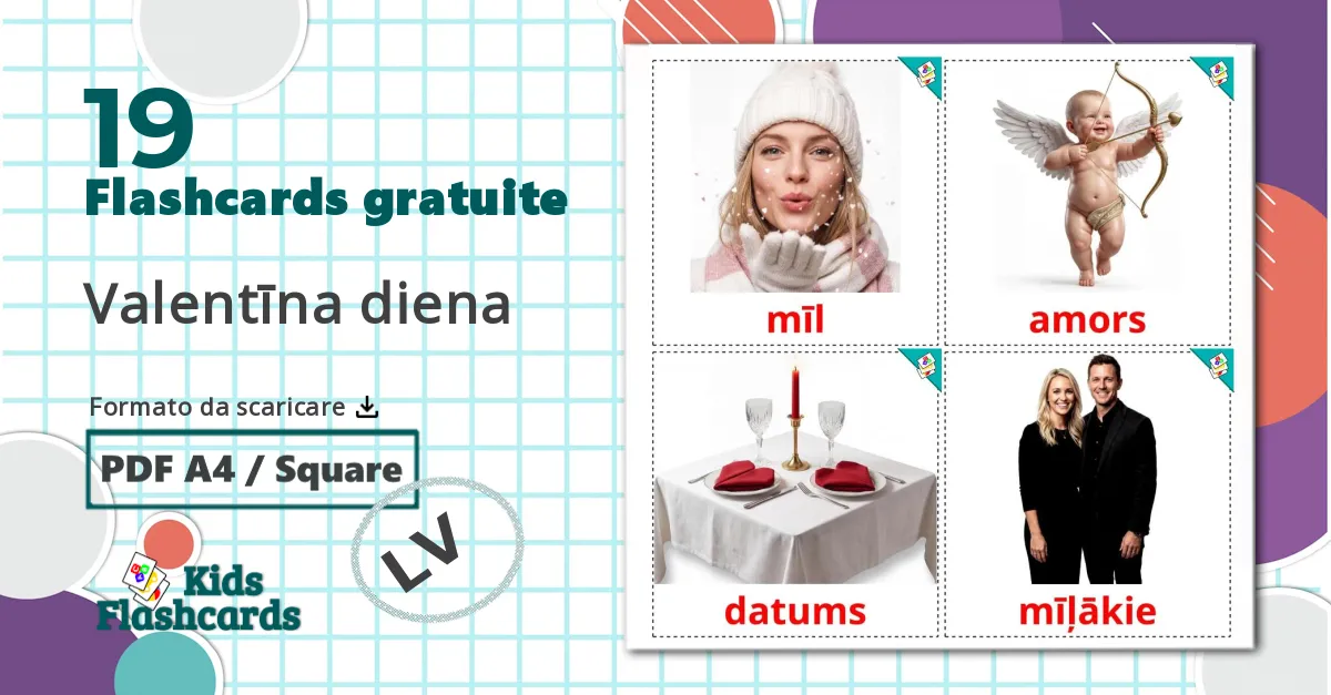 19 flashcards di San Valentino