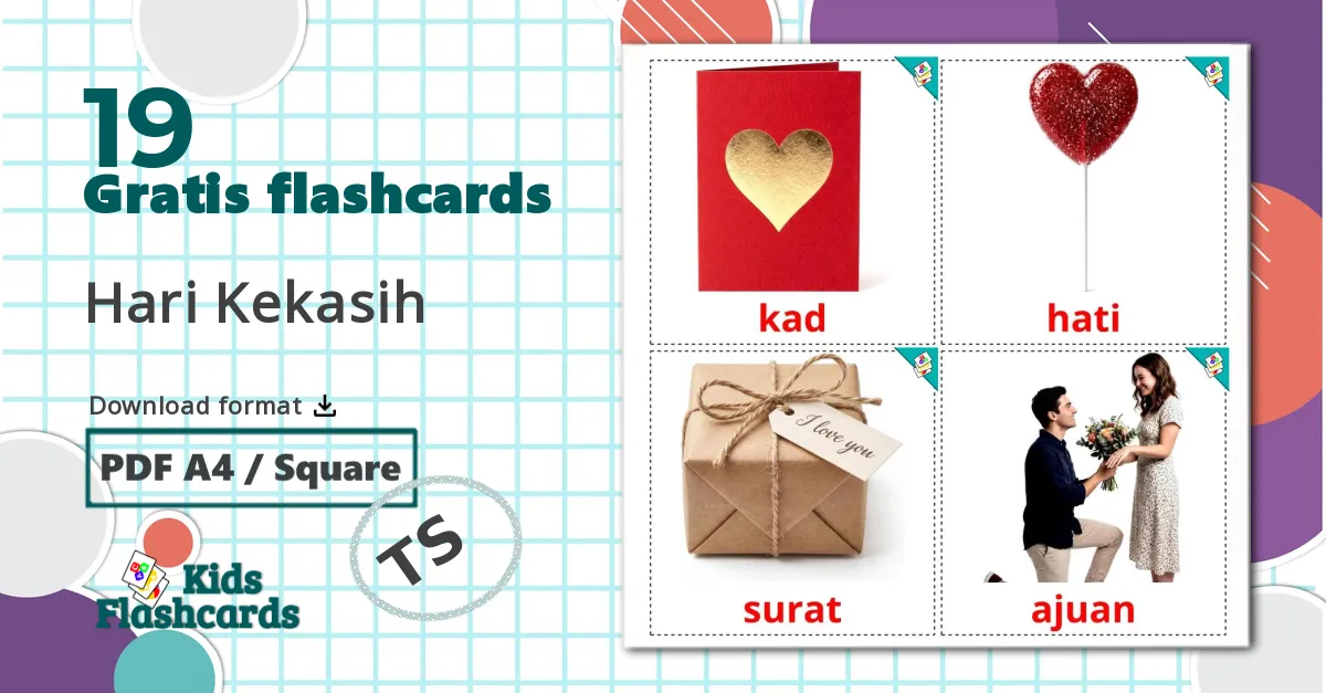 19 Valentins Dag billedkort for børn
