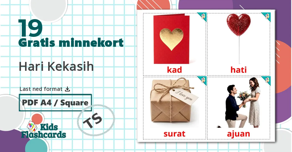 19 Valentinsdag bildekort