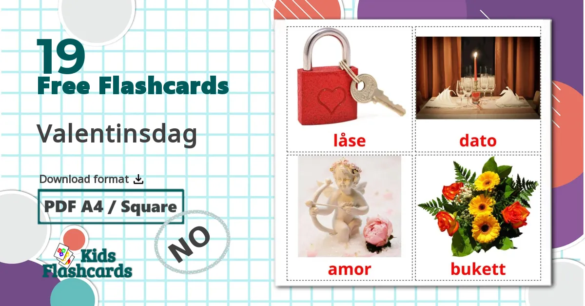 19 Valentinsdag flashcards