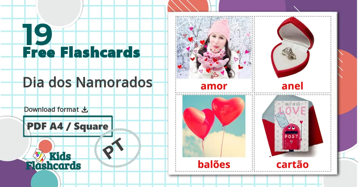 19 Dia dos Namorados flashcards