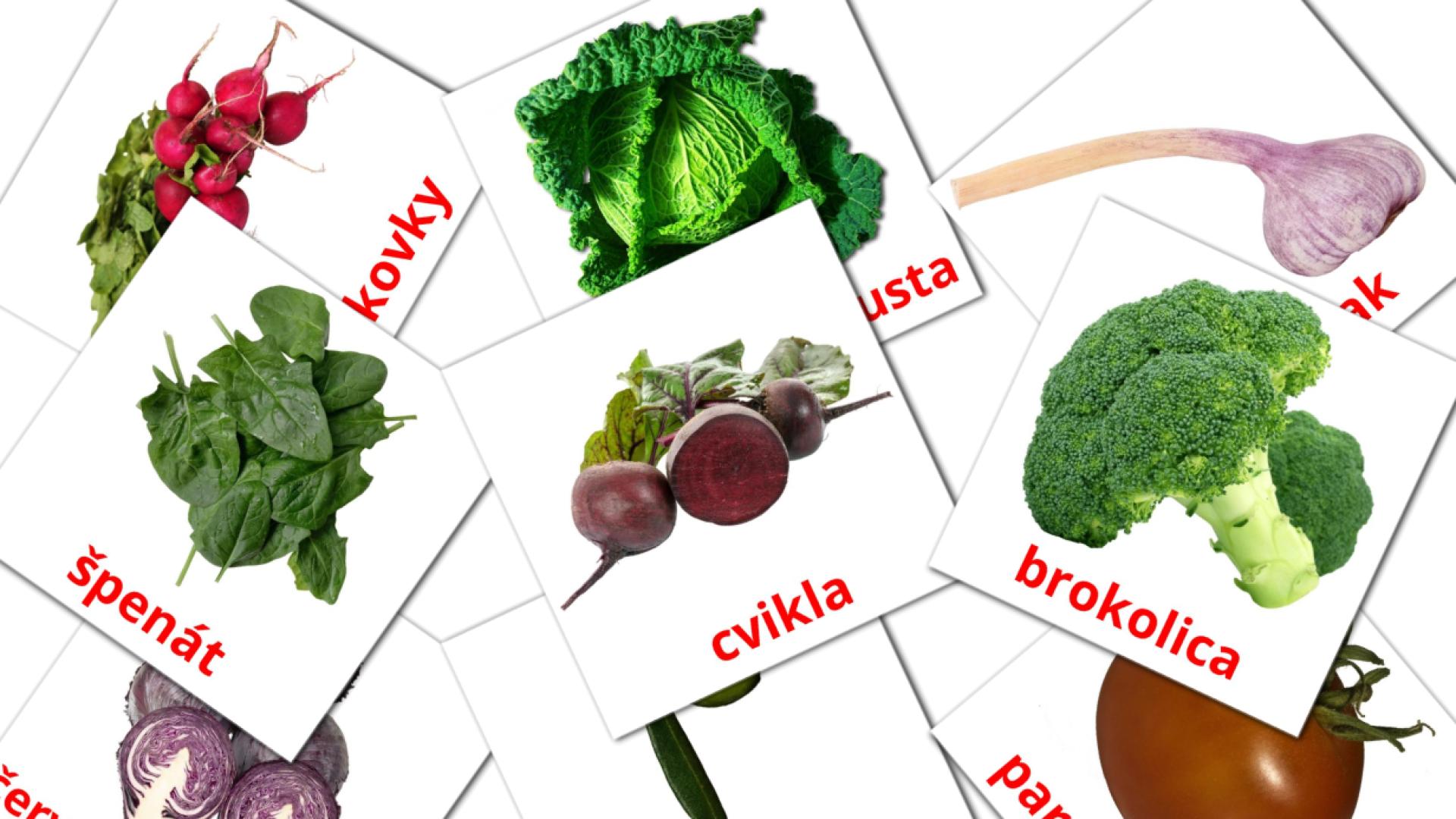 29 Zelenina flashcards
