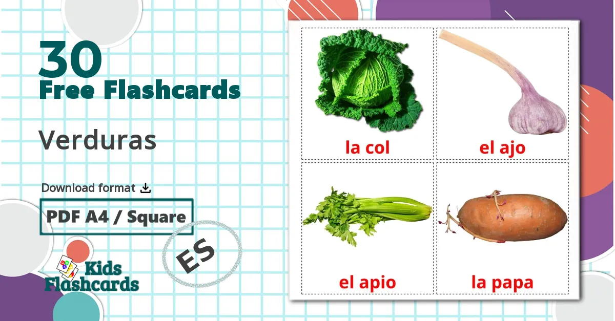 30 Verduras flashcards