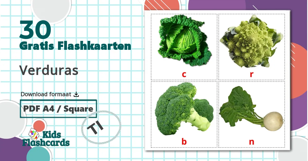 30 Groenten flashcards