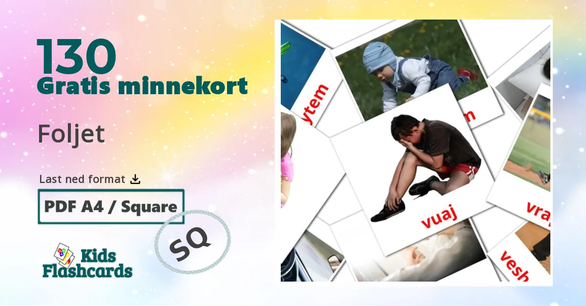 130 Foljet bildekort