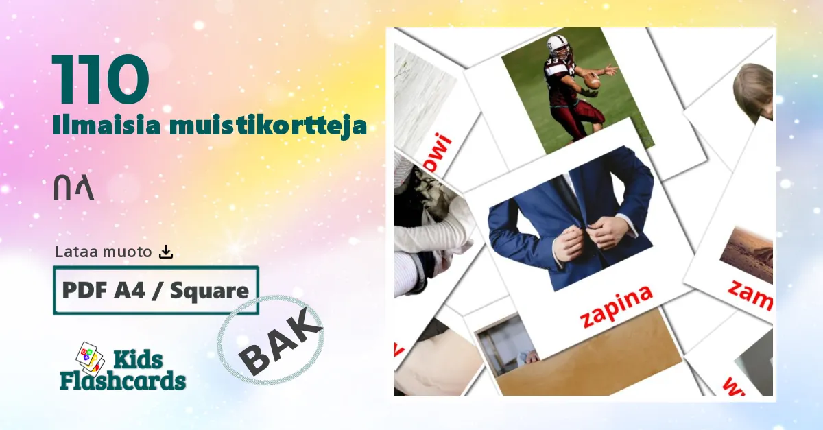 Verbit lasten kuvakortit