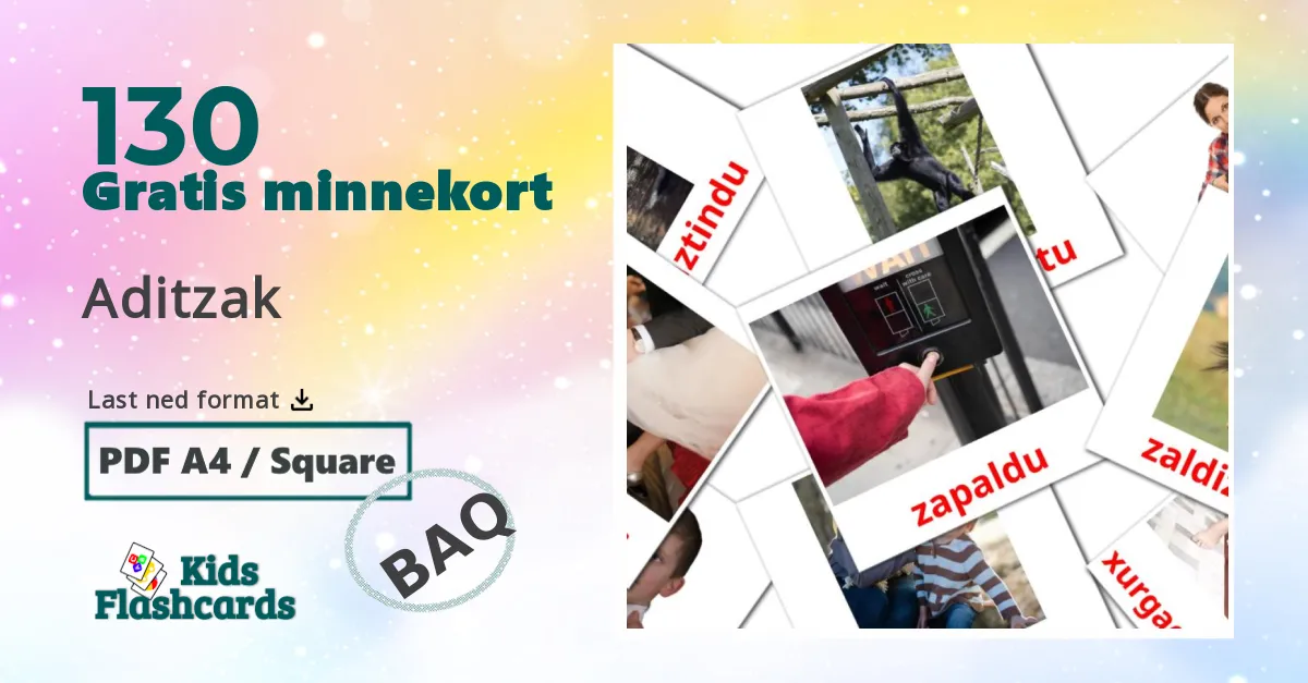 130 Aditzak bildekort
